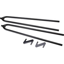 Classic 32 Inch Rear Radius Rods, Plain Steel picture