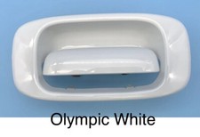 99-06 GM Chevy GMC Silverado Sierra Olympic white tailgate handle and bezel  picture