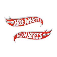 2x OEM Chevy Camaro Hot Wheels Edition Deck Lid Emblem Badge F Red Genuine picture