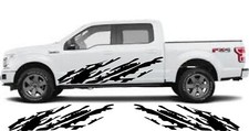 2X  MUD SPLASH Large Truck vinyl side graphics decals. Any Vehicle  picture