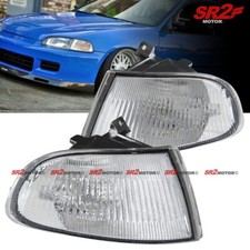 For 92-95 Honda Civic Coupe Hatchback JDM Vision Clear Turn Signal Corner Lights picture