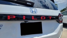 Tailgate raised reflective letters compatible with HONDA PILOT 23 24 25 26  RED picture