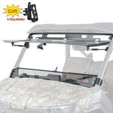KEMIMOTO 3 IN 1 Flip Front Windshield For CFMOTO UForce U10 Pro / XL 2025-2027 picture