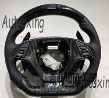 C7 Trim+LED Carbon Fiber Sport Steering Wheel For 2014-18 Chevrolet Corvette C7 picture