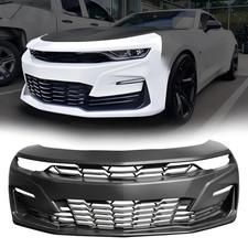Fits 19-24 Chevrolet Camaro SS Style Unpainted PP Front Bumper Cover Conversion picture