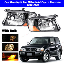 For Mitsubishi Pajero Montero 2000-2006 Headlights Front Headlamps Left+Right picture