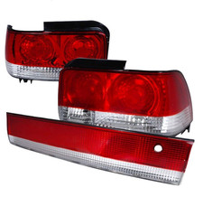 For 1993 1994 1995 1996 1997 Toyota Corolla Tail LIghts Red 3pcs picture