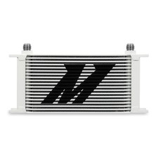 Mishimoto MMOC-19WT Universal 19-Row Oil Cooler - Silver, -10AN Inlet/Outlet picture