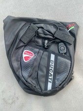 Ducati Motorcycle Black Leg Bag/Thigh Bag/Straps/10in X 9in picture