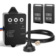 Upgraded 12V Hydraulic Pump Wireless Dump Trailer Remote Controller Kit 3/4 Wire picture