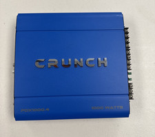 Crunch PowerDriveX 1000W 4 Channel Car Audio Amplifier Blue Class A/B Amp picture