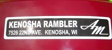 AMC Kenosha Rambler dealership emblem AMX Javelin Rambler Marlin Rebel BARGAIN picture