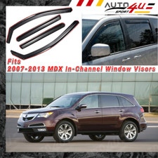 Fits 2007-2013 Acura MDX In-Channel Vent Window Visors Sun Rain Guard Deflectors picture