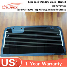 Rear Back Window Glass Heated For Jeep Wrangler 1997-02 2-Door Utility DB9073YPN picture