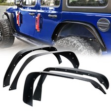 Xprite Front Rear Fender Flares Textured Steel for 2018-2024 Jeep Wrangler JL picture