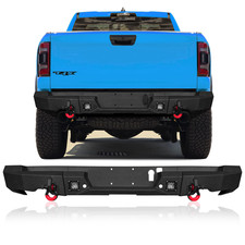 Vijay Fits 2021-2024 Dodge RAM TRX Steel Rear Bumper with LED Light & D-rings picture