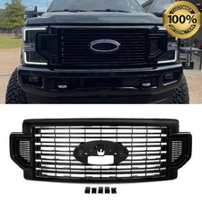 For 20-22 Ford F250 F350 F450 Super Duty High Airflow Dually Towing Grille Black picture