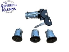 FITS 91-95 JEEP WRANGLER YJ IGNITION & DOOR LOCK CYLINDER SET 2 KEYS MATCHED NEW picture