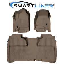 SMARTLINER Custom Fit Floor Liner Mats 2014-2018 Chevrolet Silverado/Sierra 1500 picture