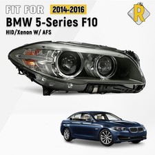 HID/Xenon Headlight W/ AFS For 2014-2016 BMW 5 Series Passenger Side W/O Bulb picture
