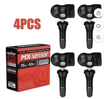 Autel MaxiTPMS 4 pcs MX Programmable Sensor 2 In1 315MHz&433MHz Rubber Type picture