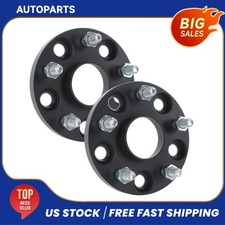 2x 15mm 5x4.5 / 5x114.3 Wheel Spacers Hubcentric 60.1mm 12x1.5 For Toyota Lexus picture