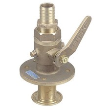PERKO 835007PLB SEACOCK WITH STRAIGHT TAIL PIECE 1 1/4
