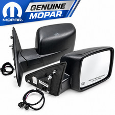 Ram 1500 2500 Power Heated Side Mirror Pair Left Right OEM Mopar 68147862AJ picture