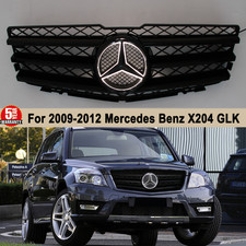 Glossy Black Front Grille For 2009-2012 Mercedes Benz X204 GLK280 GLK350 GLK300 picture