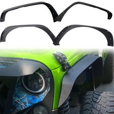 4x Wheel Fender Flares Mud Guards For 2018-2026 Jeep Wrangler JL F&R Wheel DIY picture