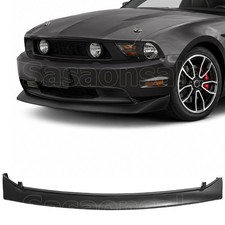 Fits 10-12 Ford Mustang GT V8 Front Bumper Lip Splitter, B2 Style PU Black picture