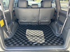 P2M Checkered Flag Race Carpet Trunk Mat for Lexus GX470 UZJ120 03-09 New picture