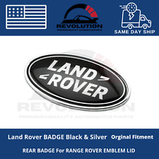 Land Rover Black Oval Emblem Range Rover Sport Discovery Velar Front Grill Badge picture