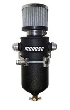 Moroso for 10AN Male Fittings Catch Can Breather Tank - Black Powder Coat picture