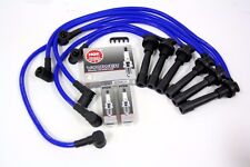 VMS MITSUBISHI 3000GT VR4 10.2MM SPARK WIRES & NGK VPOWER PLUGS COMBO KIT BLUE picture