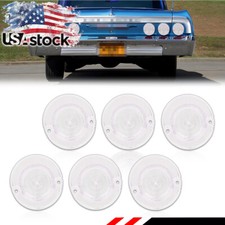 6PCS Clear Rear Tail Light Lens & Backup Lamp Lenses For 1964 Chevy Impala picture