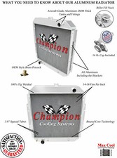 KR Champion 3 Row All Aluminum Radiator for 1968 - 1977 Ford F-Series V8 Engine picture