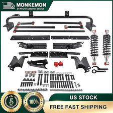 For 67-69 Pontiac Firebird Adjustable Bolt On Rear 4-Link Suspension Kit w/ Coil picture