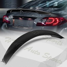 For 2011-2014 Infiniti M37 M56 M35 Q70 Carbon Fiber Rear Duckbill Trunk Spoiler picture
