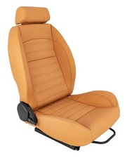 JEGS Retro Low Back Reclining Bucket Seat with Headrest, Right/Passenger Side picture