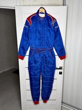 Vintage Sparco Kark Racing Suit Blue/Red CIK-FIA 2001 Level 1 Size 52 2002-2007 picture