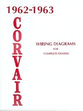 1962  1963  CORVAIR  500 700 900 WIRING DIAGRAM  MANUAL picture