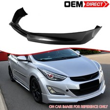 Fits 11-15 Hyundai Elantra Factory FL Style Front Bumper Lip Chin Spoiler PU picture