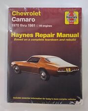 Chevrolet Camaro 1970-1981 Haynes repair manual 24015 (New & Sealed) picture