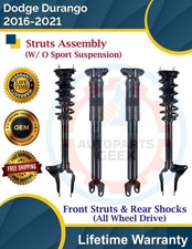 New OE Front Struts & Rear Shocks For 2016-2021 Dodge Durango Lifetime Warranty picture