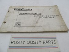 Bultaco Factory 1976 Matador Mk9 Motorcycle Catalog Parts List Book 140.32-117 picture