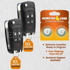 2 For 2011 2012 2013 2014 2015 2016 2017 Chevrolet Malibu Remote Car Key Fob picture