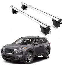 Open Box Roof Rack Crossbars For NISSAN ROGUE 2021-2026 Naked Roof Silver picture