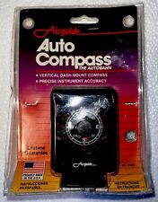Airguide Auto Compass Rare The  Autobahn Vertical Dash Mount New Old Stock picture
