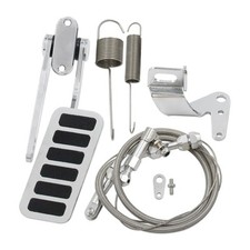 Universal Street Hot Rod Aluminum Gas Pedal + 24